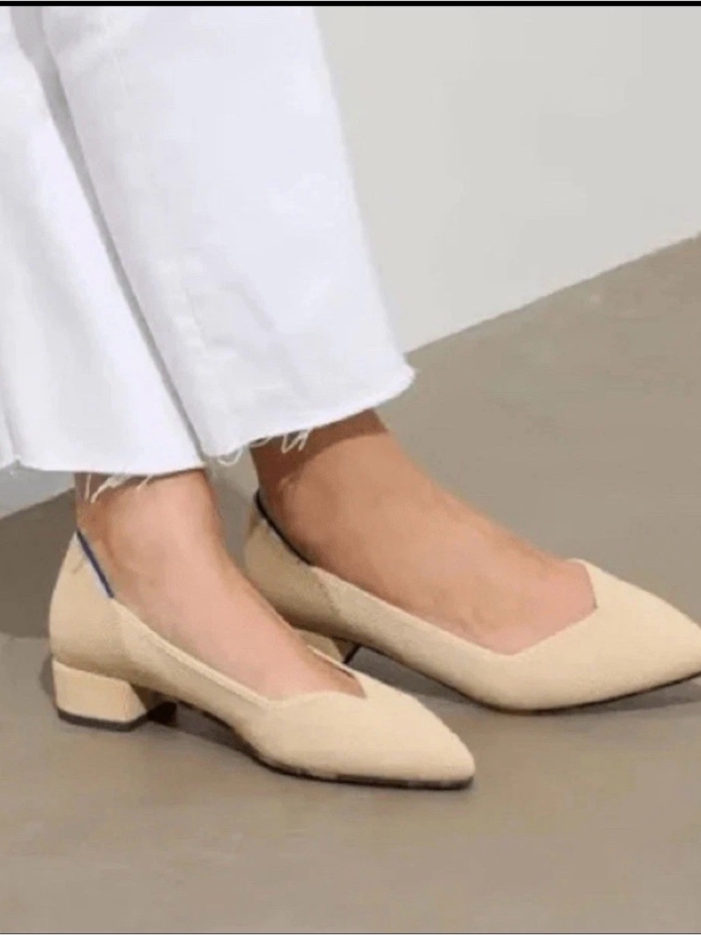 ROTHY'S The high point with In Love Insoles Tan Women's Heeled Shoes Beige 8